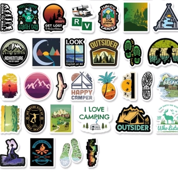 🍉5 for $25* Outdoor Adventure Stickers - Picture 3 of 4